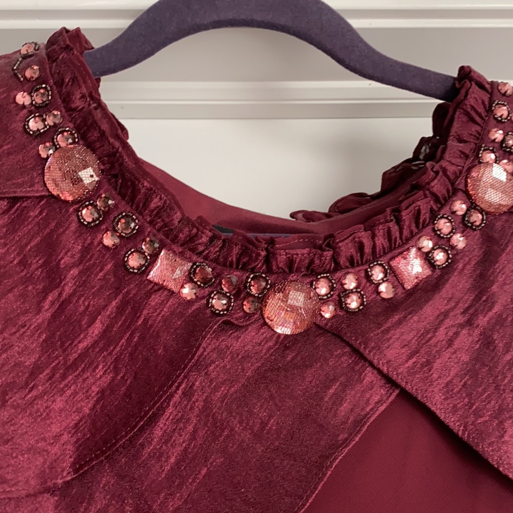 Beautiful Merlot Colored Dress - Picture 2 of 5